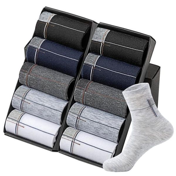 

new men's fashion odor-proof cotton long socks wholesale casual business socks 20pcs=10pair/lot size(eu=40-45, Black