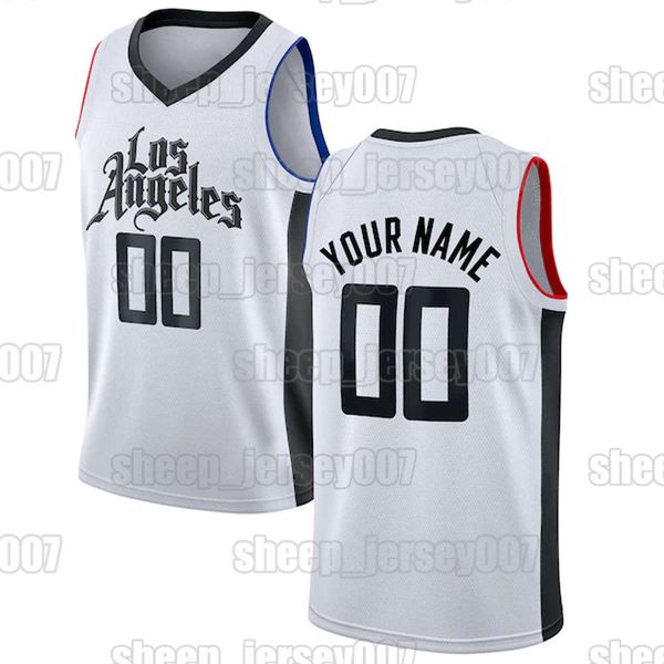 

custom la clippers jerseys kawhi 2 jerseys leonard basketball paul 13 george lou 23 williams serge 9 ibaka marcus 8 morris jerseys, Black;red
