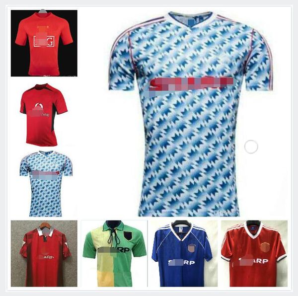 

robson хьюз макклэйр ретро манчестер 1990 1992 united расстояние маек 90 92 vintage трикотажных изделий футбола man utd camiseta шарп пол ин, Black