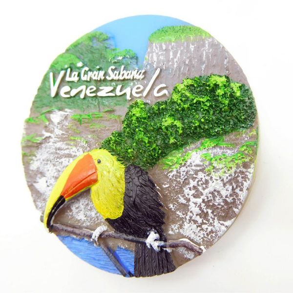 

3d fridge magnets souvenir venezuela magnet sticker venezuela world tourism memorial resin fridge magnet creative fridge magnet jllivj