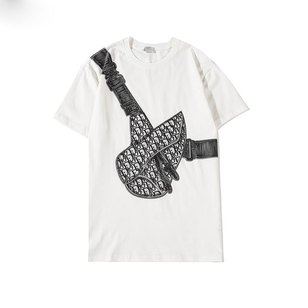 

2020ssnew fashion men's t-shirt summer t-shirt men's stylist t-shirt hip hop men's women's black short sleeve size s-xxl, White;black