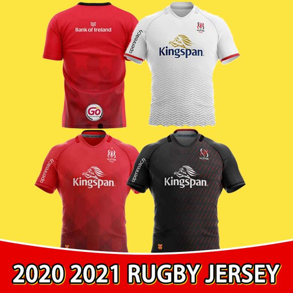 

international league jersey 2021 ulster home away rugby jerseys kukri shirt ulster national team league jersey shirts s-5xl, Black;gray