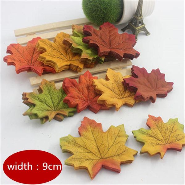 

decorative flowers & wreaths 100pcs simulation scene layout decoration falling artificial silk flower living home leaves 9cm