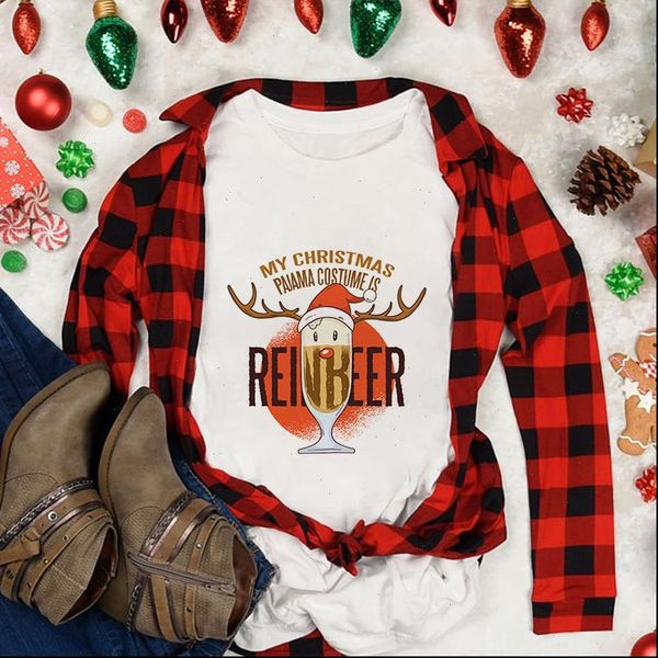 

harajuku christmas vintage t shirt new kawaii women fashion christmas print short sleeve white camiseta mujer streetwear