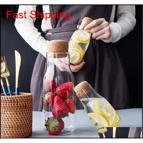 

transparent glass jar cup seasoning canister with cork ser,cookie candy spice tea cereal storage bottle coffee qyligy tore2010