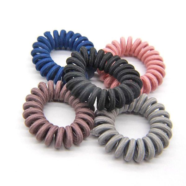 

hair accessories ring scrunchies cloth telephone wire spiral elastic rope ties rubber band q qylboc