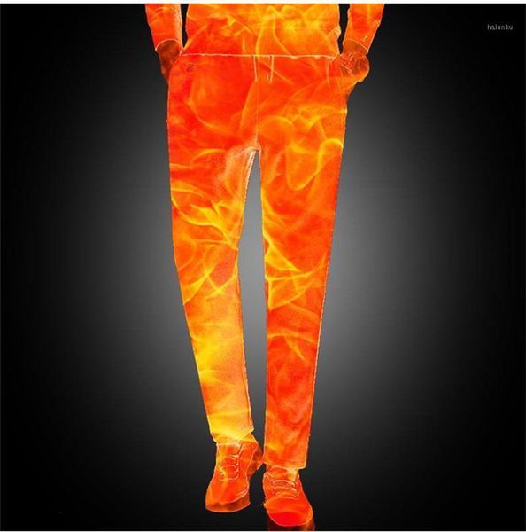 

men's pants 2021 autumn men smart heating cotton outdoor usb electric battery trousers women warm winter pants1, Black