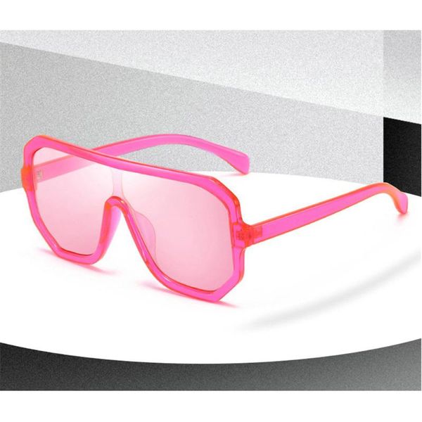 

sunglasses for women square large frame sun glasses men vintage brand oversized metal frame futuristic candy-colored glasses nx, White;black