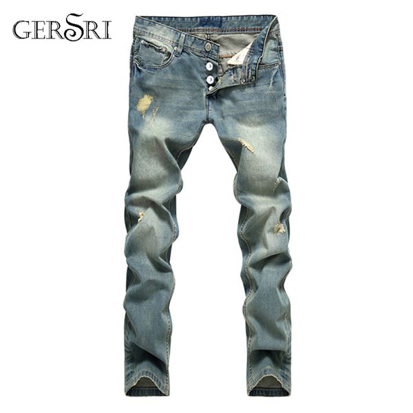 

american and european men's jeans, blue straight jeans, hol, famous brands