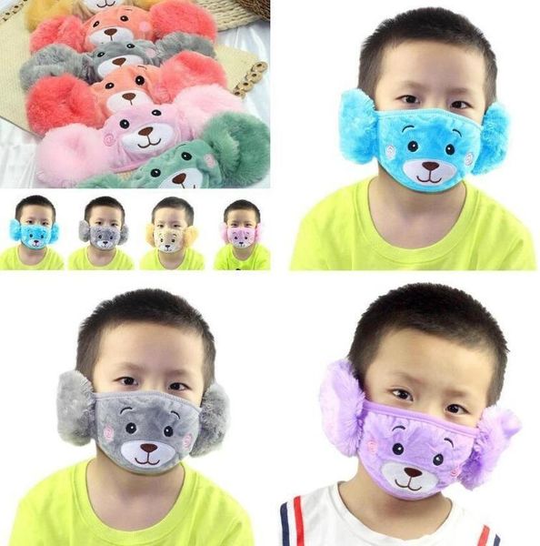 

winter kids face mask protective mouth warm in masks breathable folded mask mask dust mouth 1 anti street masks 2 child cotton ear dhl leie