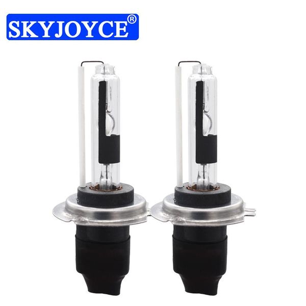 

skyjoyce 1 pair 12v 35w 55w h7r hid bulb 4300k 5000k 6000k 8000k h7r metal base with coating car headlight h7 hid headlight bulb