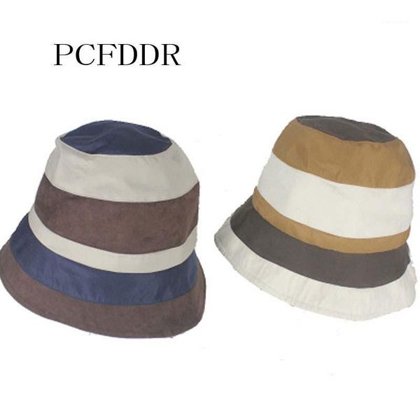 

pcfddr outdoor shading hat spring and summer suede sun hat women retro classic korean fisherman's hat.1, Blue;gray