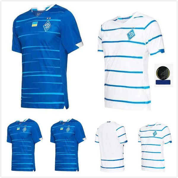 

20 21 dynamo kiev home away soccer jerseys 2020 2021 vladyslav supryaga benjamin verbic vitaliy mykolenko viktor tsygankov footabll shirts, Black;yellow