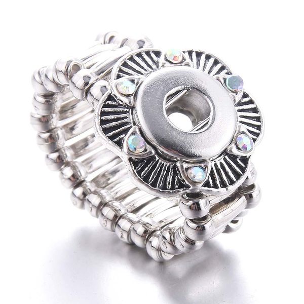 

new snaps jewelry 12mm snap button ring stainless steel snap rings buttons jewelry q qylnqt, Silver
