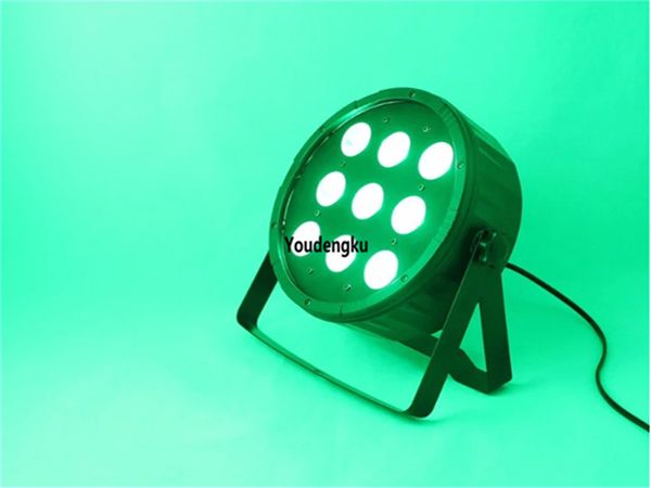 8 stücke weihnachtsfeier bühnendekoration szbecen par led 9x15 watt dmx rgbwa 5 in 1 led par 64 flaches licht