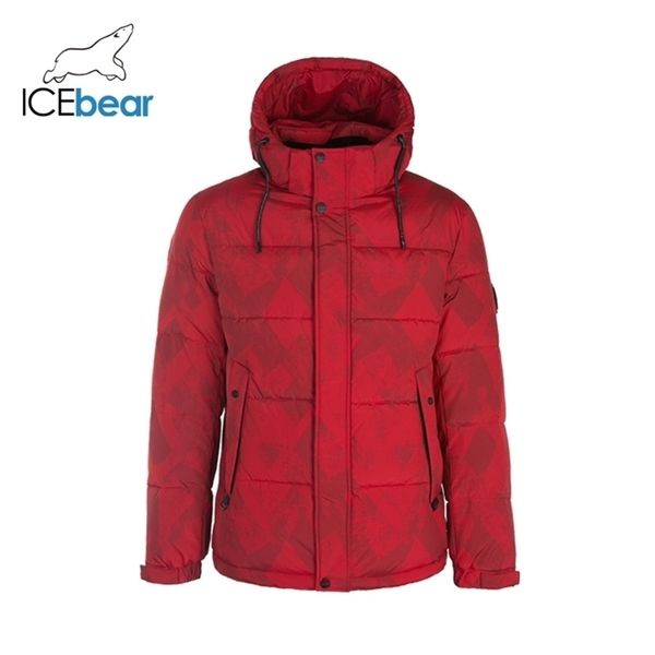 

icebear new men's winter jacket fashion man coat windproof warm coats mwd19908i 201114, Black
