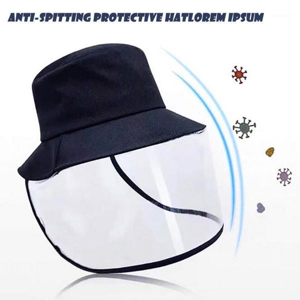 

2 in 1 Removable Multi-function Protective Cap Sun Dustproof Anti-Fog High-Transmitting Fisherman's Hat Baseball Cap1