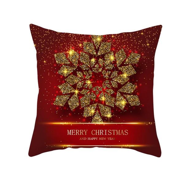 

christmas cartoon letter print cushion cover 45x45 pillowcase sofa cushions pillow cases cotton linen pillow covers home decor