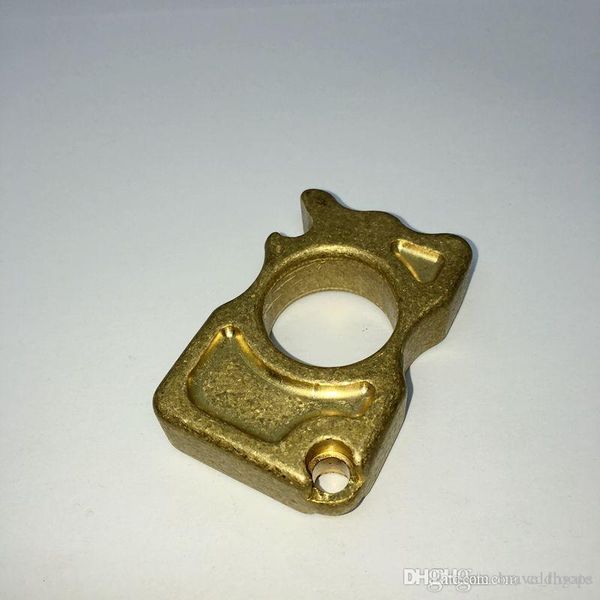 

new solid brass botter opener outdoor multi-function tool key chain ring dusters fist tractical survival edc tool