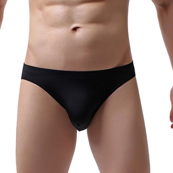 

men's fashion splicing briefs knickers underwear soft cotton shorts men underpants panties hot, Black;white