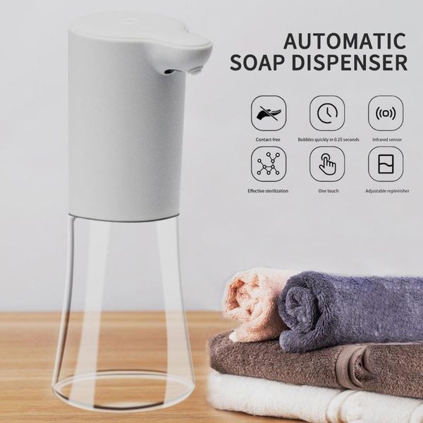

vertical touchless induction foam automatic electric soap dispenser 300ml automatic soap bottle smart sensor washing fixture