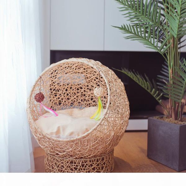 

pet supplies cat litter rattan summer season universal cat climbing frame, house toy bed room weaving litter