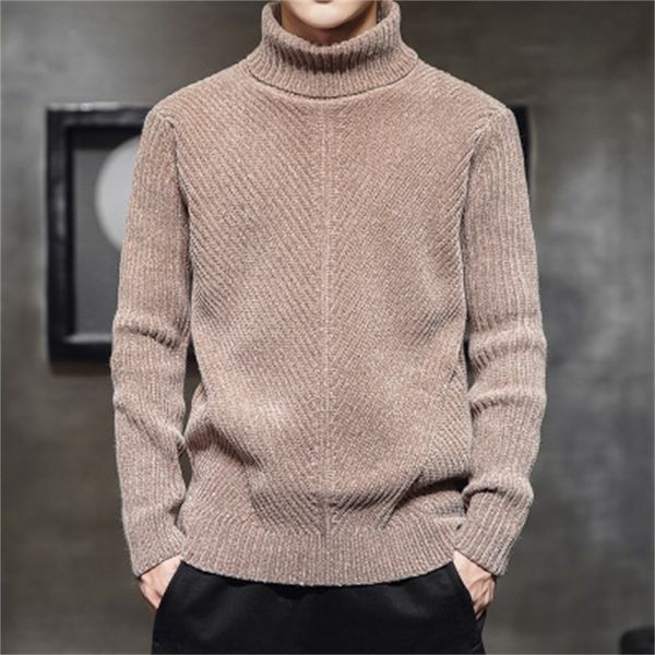 

2021 new high male fashion-branded sweater men turtleneck thin, knit pullovers pull zzhj, White;black