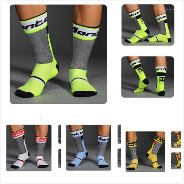 

sports socks professional brand cycling sport breathable road bicycle1, Black