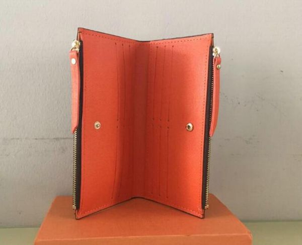 Portafoglio a doppia cerniera Portafoglio da donna Borsa con cerniera Borsa da portafoglio femminile Borsa da portafoglio Borsa per carte di modo Pocket Tasca lunga borsa da donna 6019 #