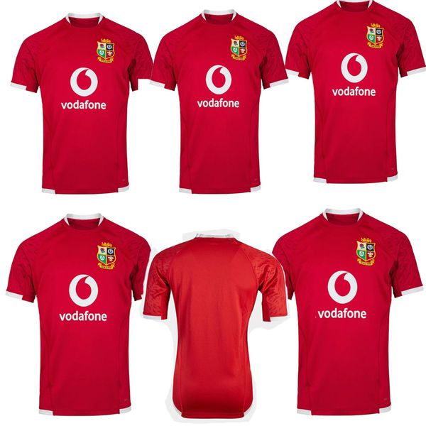 

2020 2021 british & irish lions rugby jersey 20 21 british lions rugby home training shirt, Black;gray