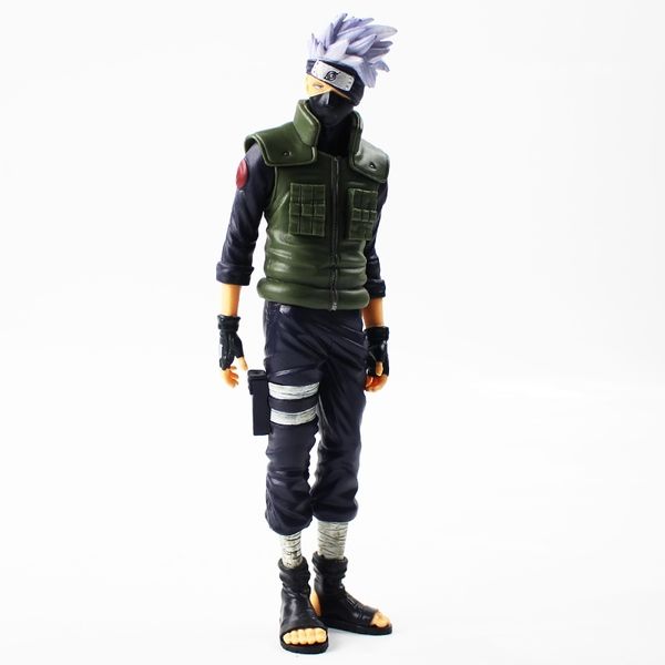 

28cm anime naruto shippuden grandista hatake kakashi banpresto shinobi relations pvc action figure collection model toy y200421