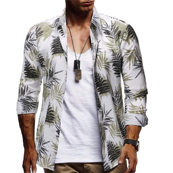 

mens beach hawai print shirt summer short sleeve shirt men casual loose cotton button down shirts plus size camisa masculina, White;black