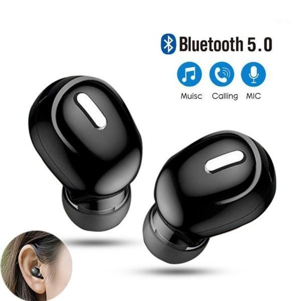 

wireless earphone mini invisible in-ear earbuds with microphone stereo headphone1