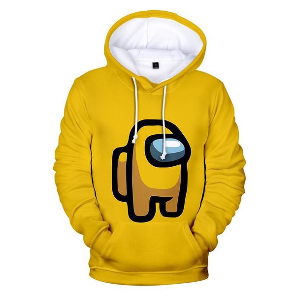 

there is 1 impostor among us men hoodie pullover hooded sweatshirt boys girls kids casual hip hop streetwear coats, Black