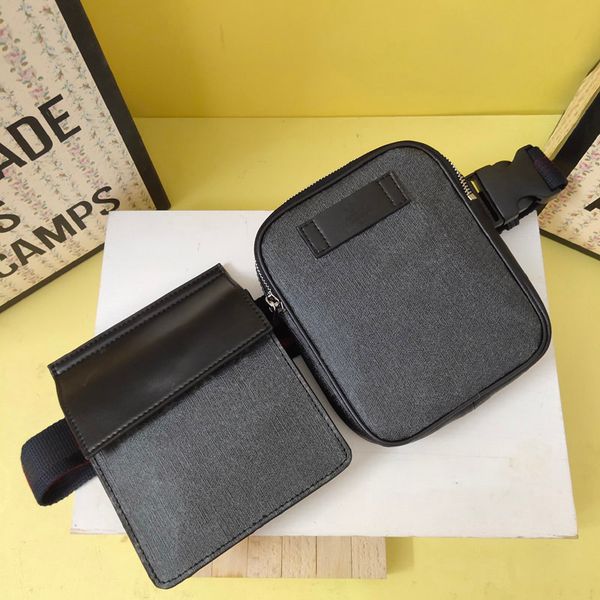 

classic waist bags men real leather pvc belt chest bag mens waistpacks without box