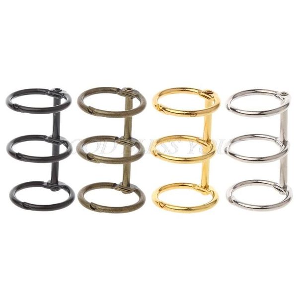 

diy metal clip 3 holes ring for notebook loose leaf jllkej loveshop01