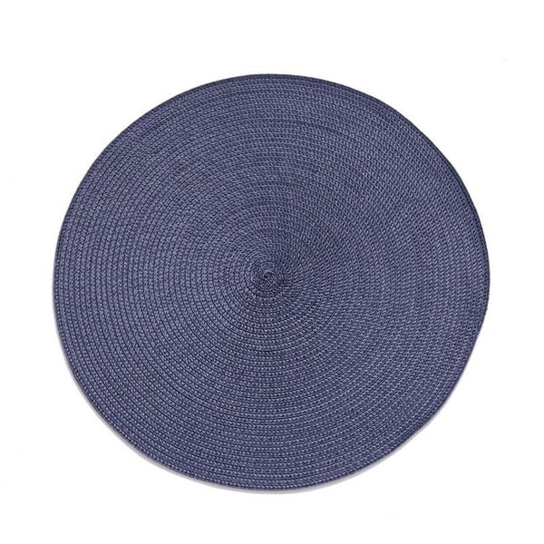 

обеденные салфетки круглый pp пластиковый плетение площадка стол коврики нескользящие теплостойкие кафедра камень кухонная сторона украшения