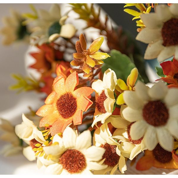 

plastic artificial flowers autumn small craft flower silk fake flowers for decorations home wedding balcony arrangement supplies f wmtnnm