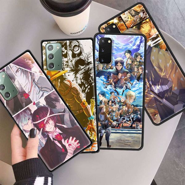

1dwdigned by naruto haikyuu, samsung galaxy s20 fe s10 s9 s8 plus s10e silicone case, note 20 ultra 10 lite 9