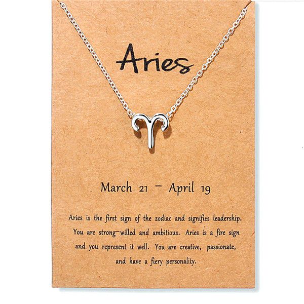 

with zodiac necklaces gift card constellation 12 sign pendant silver chains necklace for men women fashion jewelry isbq4