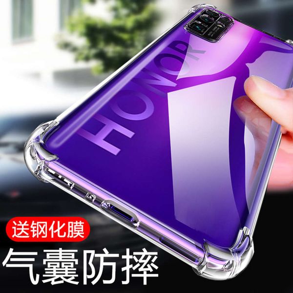 

mobile phone case fall proof transparent huawei 30pro all inclusive lens silicone 30s soft shell glory 30 youth version