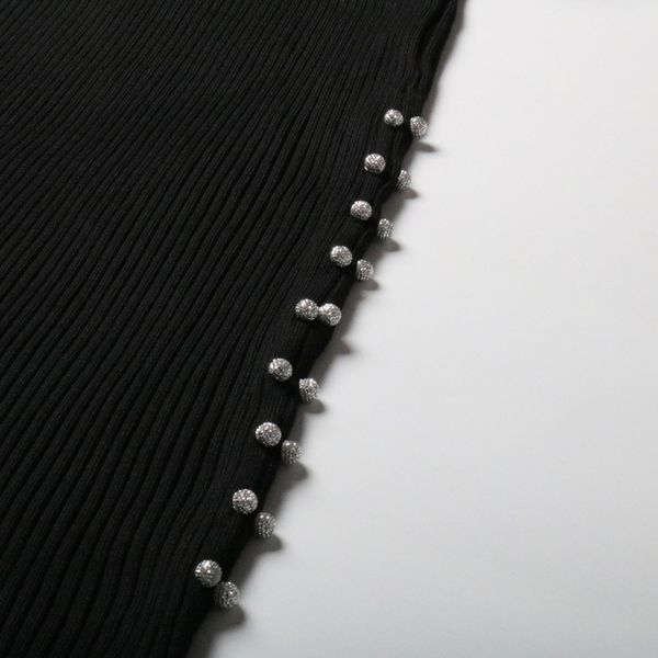 

womens knit dress decoration body slim long skirt female sxhv, Black;gray