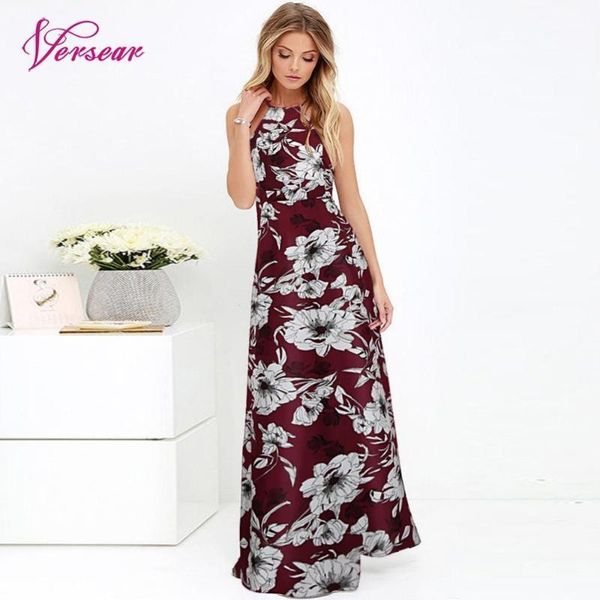 

2020 summer maxi long dress women floral print boho dress plus size 5xl sleeveless dresses beach holiday slip female gowns1, Black;gray