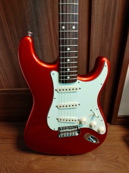 

hybrid 60s st red made in japan electric guitar