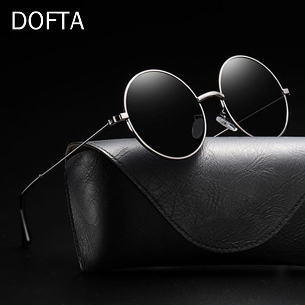 

sunglasses dofta round women men vintage polarized sun glasses for retro metal ladies shades black 6610, White;black