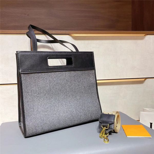 

2020 woman canvas embroidered autumn and winter new fashion handbags, high-quality large-capacity commuter tote bag, letter shoulder handbag