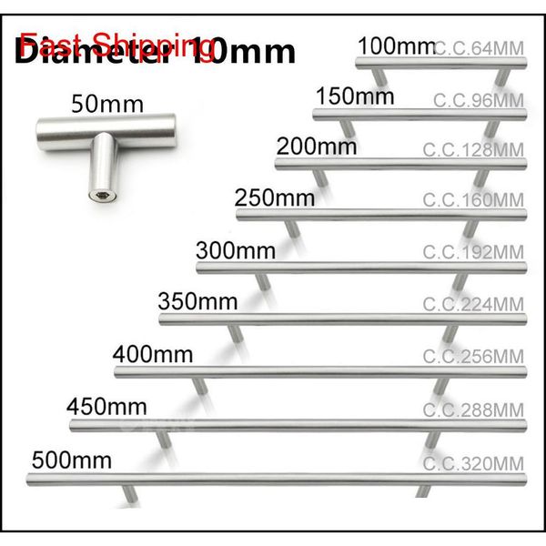

50mm-500mm stainless steel kitchen door cabinet t bar handle pull knob cabinet knobs furniture handle cupboa jllbwx insyard