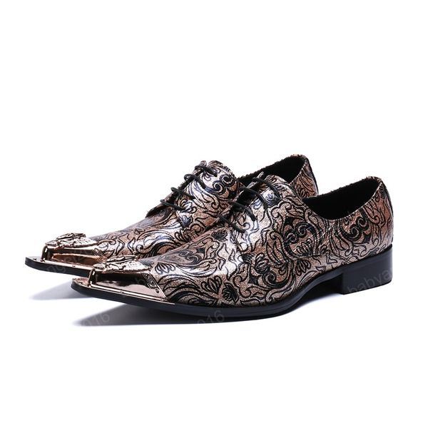 Novo Plus Size Leopardo Imprimir Couro Homens Sapatos de Negócios Lace Up Ponthed Toe Formal Prom Wedding Homens Designer Sapatos