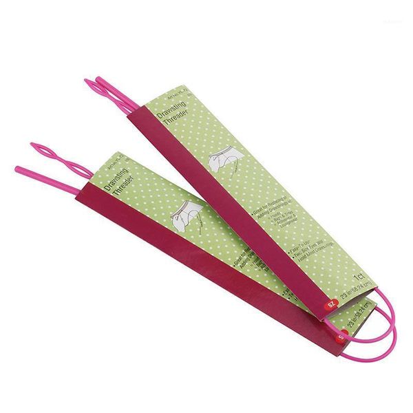 

elastic belt cited clips sewing accessories 1pcs 58cm portable plastic wearing rope weaving tool drawsting threader1, Black