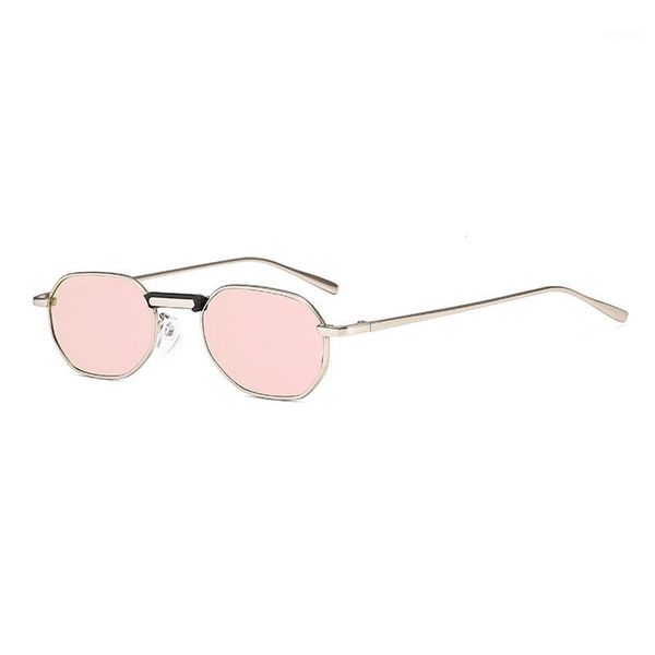 

sunglasses 2021 oval shape women brand design alloy frame plastic material lenses 1618 uv400 protection eyewear1, White;black